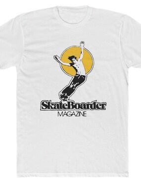 Retro Skateboarder magazine t-shirt   (Thrasher tee - skateboard tee )
